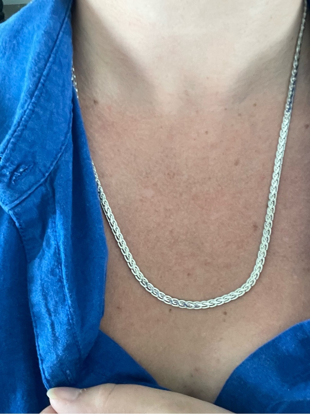 Lot of Silver-Plated Herringbone Chain Necklaces for Women - Picture 11 of 11